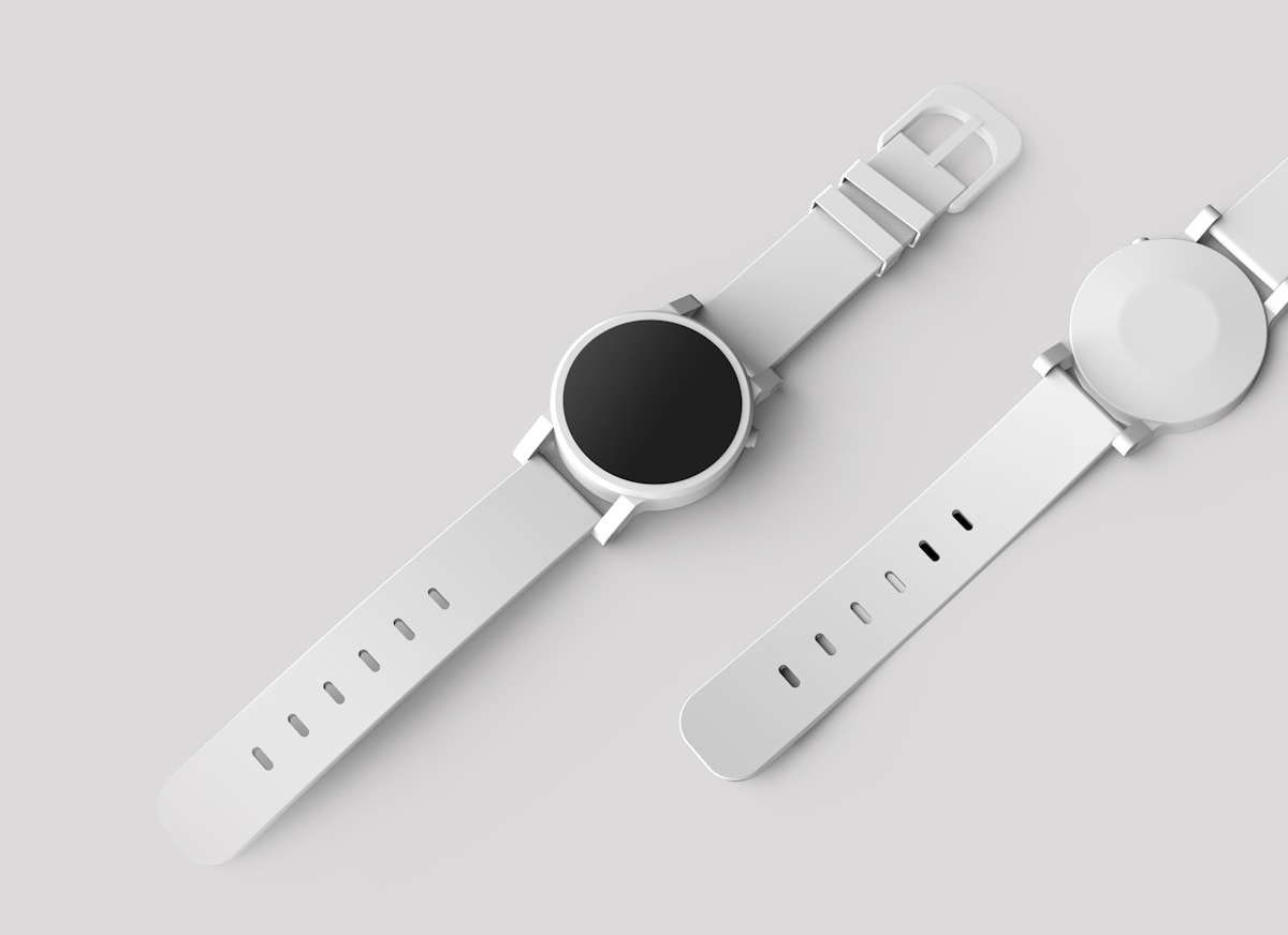Minimal watch product image for a catalog campaign